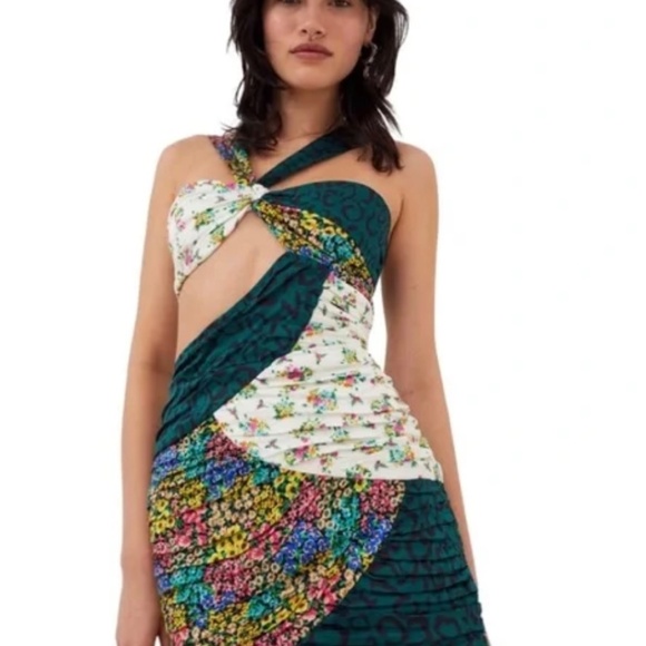 For Love & Lemons Darlene Mini Dress sz L - Picture 2 of 6